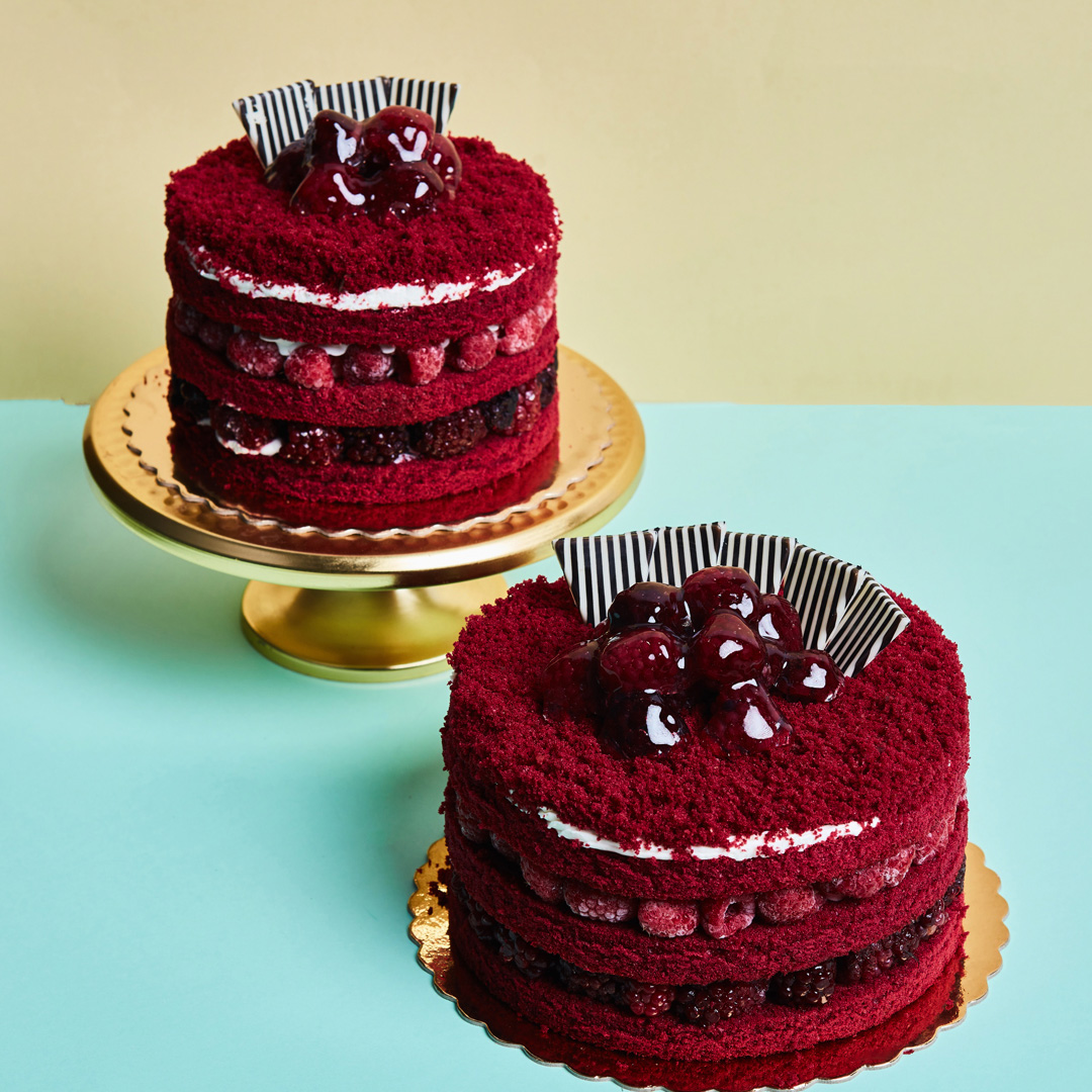 Orman Meyveli Red Velvet Pasta