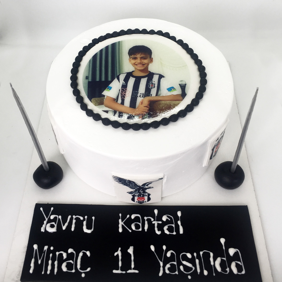 Resimli Beşiktaş Taraftar Pasta