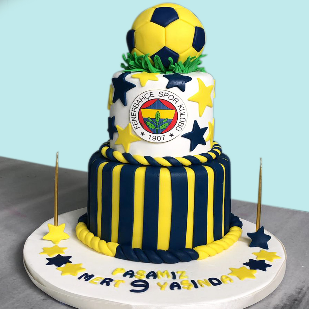 Şeker Hamurlu Fenerbahçe Taraftar Pasta