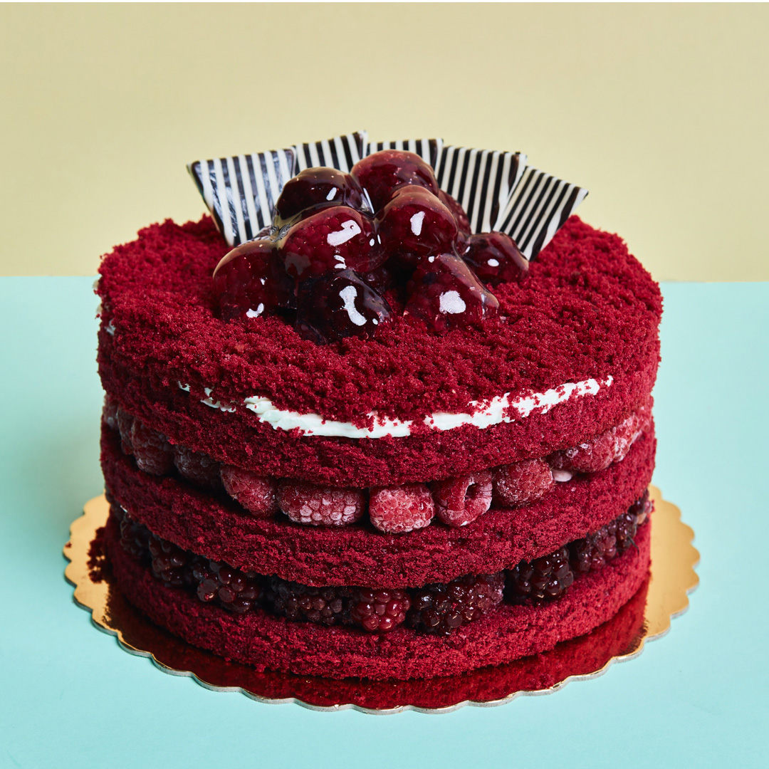 Orman Meyveli Red Velvet Pasta