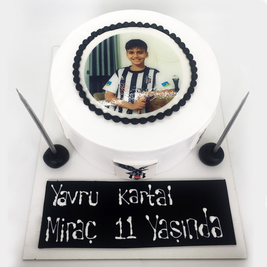 Resimli Beşiktaş Taraftar Pasta